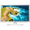 LG HD Smart TV Monitor 24" 24TQ510S-WZ bianco