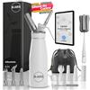 Sifone Da Cucina Professionale B-ARS 500ML - Per Panna Montata, Spume E Mousse Con Accessori - Foto 2