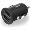 Hama Caricatore USB Dble per Accendisigari, Adapt. Chrge per Auto, 2.4A/12W