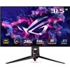 ASUS ROG Swift OLED PG32UCDM Monitor Gaming QD-OLED da 32" pollici (31,5), 4K (3840x2160), 240 Hz, 0,03 ms (GTG), G-SYNC, Pellicola in Grafene, 99% DCI-P3, USB-C 90 W, DisplayWidget Center, Nero