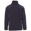 PAYPER Soft+ Felpa Micropile Unisex Uomo Donna 100% Poliestere Chiusura Mezza Zip Cucitura Spalla Giro Manica Blu Navy (XXL)
