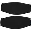 Yosoo Health Gear 2 Pezzi Cinturino per Maschera da Immersione Materiale in Neoprene Nero Stabilizzazione Protezione di Sicurezza Copertura Avvolgente Cinghie per Schiaffi da Immersione Boccaglio