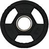 DIAMOND JK Diamond, Disco OLIMPIONICO GOMMATO Tri-Grip PRO Ø 50 mm da 2,5 kg Unisex Adulto, Nero, Unica