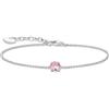 THOMAS SABO Bracciale con zirconi bianchi in argento placcato oro A2156-051-9, Eine Grösse, Argento sterling, Zirconia cubica