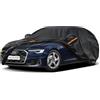 Kayme Telo Copriauto da Esterno Station Wagon, Compatibile con Audi A6 Allroad (2004-2025), Copertura a 7 Starti per Impermeabile Anti UV Anti Vento Antipolvere, Telo Copri con Cerniera e in Cotone.