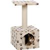 Trixie tiragraffi zamora beige con impronte 31x60x31cm