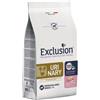 Exclusion vet diet urinary medium/large maiale, sorgo e riso 12kg