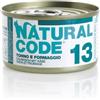Natural code 13 tonno e formaggio 85gr