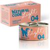 Natural code light 04 tonno e aloe 4x70gr