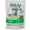 Oasy adult sterilized tacchino bocconcini in busta 85gr