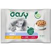 Oasy multipack pollo/agnello bocconcini in busta 4x85gr