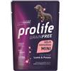 Prolife grain free sensitive adult agnello e patate mini 100gr