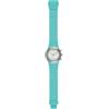 HIP HOP Orologio HWU0769 UNISEX CHRONO 39MM quadrante MONO-COLORE BIANCO movimento CRONOGRAFO QUARZO e CINTURINO SILICONE E METALLO AZZURRO