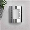 Applique Inox E27 da parete IP54 per esterni - serie METRO