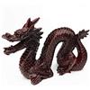 lachineuse - Statuetta di grande drago Feng Shui - Statuetta drago - 14 x 19 cm - Simbolo di energia, forza e longevità - Decorazione asiatica cinese - per ufficio, casa - Colori rossi