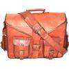 Fatto a mano Borsa da uomo in vera pelle marrone vintage messenger tracolla per laptop com...