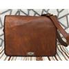 Fatto a mano Borsa per laptop a tracolla vintage messenger in pelle 18" valigetta (ultima ...