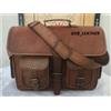 Fatto a mano Borsa a tracolla messenger in pelle di qualità vintage 18" borsa a tracolla p...