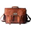 Fatto a mano Borsa in vera pelle vintage 14" da uomo messenger a tracolla borsa per laptop...