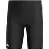 adidas Uomo Classic 3-Stripes Swim Jammers, Black / White, 26