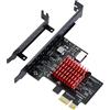 YBBOTT Connettore del pannello frontale da PCI Express 1X a C-Type, scheda di espansione PCIE USB3.2 GEN2 Type-E, scheda adattatore PCIE USB3.1 da 10 Gbps con chip ASM3142 per WIN10/8/7