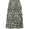 ONLY Onlcarly Flounce-Gonna Lunga Wvn Noos Midi, Nero, X-Small Donna