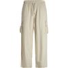 JACK & JONES Jpstbill Jjnate Linen Blend Cargo Jog SN Pantaloni, Sabbia Estiva, L Uomo