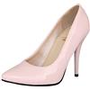 MJIASIAWA Tacco A Spillo Donna Appuntito Vestito Senza Chiusura Pump Moda Serata Tacco Alto Formal Bridesmaid Scarpe Rosa Numero 45 EU/47 Asiatico