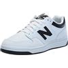 New Balance Sneaker Uomo 480 V1, Bianco/nero, 38.5 EU