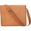 Fatto a mano Borsa scuola uomo tracolla messenger vintage vera pelle doppia mano tracolla