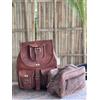 Fatto a mano Zaino in pelle borsa in pelle zaino in pelle laptop viaggio vintage borsa da ...