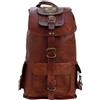 Fatto a mano Zaino in pelle 20" capra nuovo design borsa zaino laptop vintage viaggio uomo