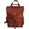 Fatto a mano Zaino uomo 20" vera pelle vintage per laptop zaino messenger borsa a tracolla