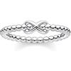Thomas Sabo Anello in argento da donna con palline simbolo dell'infinito TR2320-001-21-50 misura dell'anello 50/15,9