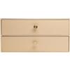 Exacompta - Rif. Office By Me 30602E - Modulo portaoggetti a 2 cassetti, in cartone riciclato, per documenti A4+, dimensioni: profondità 17 x larghezza 35,5 x altezza 27 cm, colore beige