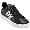 DKNY Abeni-Lace Up Sneakers, Scarpe da Ginnastica Donna, Nero e Bianco, 35 EU