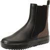 Michael Kors 43H3EMFE7L-007 Emmett Bootie Donna, Blk/Brown EU 39.5
