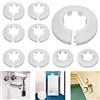 ZHANChen Rosette per termosifone, 24 pezzi, 16 mm/20 mm/25 mm, in plastica, per termosifoni