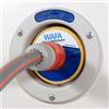 WAFA W3B - Adattatore per serbatoio dell'acqua a 3 pin per tubo Gardena per camper (68 mm di diametro)