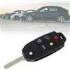 onetop1 5 bottoni Smart Remote Key Shell Case Fob custodia chiave a guscio auto ricambio telecomando Alloggiamento chiave Fit VOLVO S60 S80 V70 XC90