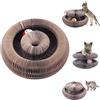 Leisuremix Magic Organ Cat Scratching Board Gattino Interattivo Gatto Scratch Pad con una palla giocattolo Campanella (C Type)
