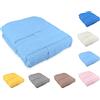 Tata Home Accappatoio con Cappuccio Unisex Adulto Uomo o Donna in Spugna di Cotone Taglia L Colore Azzurro