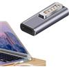 Hsupez Adattatore Magnetico USB C per MacBook Pro/Air - Convertitore da USB C a Punta a T Magnetica Dopo il 2012 PD 45W-100W - Cavo 100W da C a C