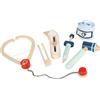 small foot-Set, Accessori del Dottore in Legno, Gioco di Ruolo di Alta qualità, per Bambini a Partire dai 3 Anni, 12548, Multicolore, Child-Size
