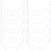 GORGECRAFT 18 Paia di Fili per Reggiseno in Acciaio al Carbonio da 21cm Sostituzioni per Ferretti in Acciaio Inossidabile Supporti per Reggiseno in Metallo Anelli per Modellare Reggiseno sotto Filo