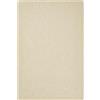 -LUXOR- living Mazzolla - Tappeto in lana vergine naturale, per soggiorno, 67 x 140 cm, colore: crema