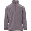 PAYPER Soft+ Felpa Micropile Unisex Uomo Donna 100% Poliestere Chiusura Mezza Zip Cucitura Spalla Giro Manica Steel Grey (XL)