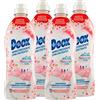 Deox - Ammorbidente Lavatrice Concentrato, Capi Morbidi e Profumati, con Tecnologia Fresh Protection, Fragranza Fiori Giapponesi, 45 Lavaggi x 4 Confezioni