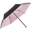 Knirps ombrello US.050 Ultra Light Slim Manual Black With Rose Coating nero