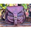 Fatto a mano Borsa a tracolla da donna in pelle tote borsetta borsetta messenger tracolla 16"